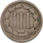 1865 P Three Cent Nickel 3c Vf