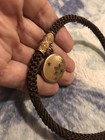 Antique Victorian Gold Filled Mourning Hair Watch Fob Tintype Photo Lady Locket