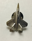 F22 Raptor Stealth Fighter Jet Lapel hat Pin  Tie Tack Silver New