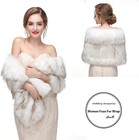 Women   s 1920s Faux Fur Shawl Bridal Wrap Stole Winter Mink Fur Cape