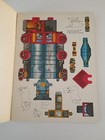 Vintage Tiny Press Out Train Punch Out Book Paper Doll Toy Mini Model 70s 1975
