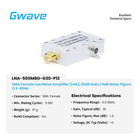 Sma Female Low Noise Amplifier  lna   30db Gain  1 5db Noise Figure  0 5 - 8ghz