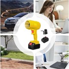 500000rpm Cordless Leaf Blower 700cfm 1500g Air Turbo Blower With 2 Batteries