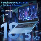 2026 New Sgin 18 5 Inch Fhd Laptop Intel N5095 2 9ghz Wifi6 Win11  Microsoft 365