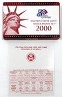 2000-s United States Mint 90  Silver Proof 10 Coin Set In Ogp W  Coa Complete 