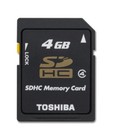 Toshiba 4gb Sdhc Class 4 Secure Digital Memory Card Sd-k04g2b8trt Very Good 9e
