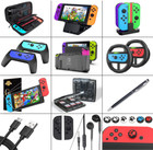 Switch Accessories Bundle Compatible With Nintendo Switch Kit With Carrying Case