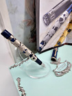 Montegrappa Silver Gran Teatro La Fenice Le Fountain Pen 18k Gold Med Nib