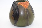 Ephraim Faience Hand Made Pottery Dream Time Bat Ceramic Vase