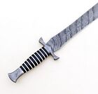 Hand Forged Damascus Steel Viking Sword Sharp   Battle Ready Medieval Sword