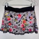 Sofibella Skort Womens Medium Floral Succulent Tennis Skirt Golf Pickleball M