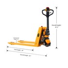 Apollolift Electric Pallet Jack Truck 3300lbs Capacity  27 w X 48 l Forks Size