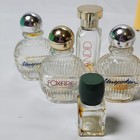 Avon Mini Glass Perfume Bottles Empty Lot Of 8 Vintage Unspoken Candid Foxfire