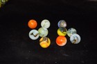           lot Of 10 Beautiful Mix Jabo Classic Collector Marbles Shooters  750  Mint