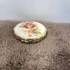 Vintage Japanese Gold Trimmed Mirror Compact