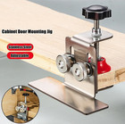 1pc Stainless Steel Cabinet Door Installation Tool Portable Mounting Jig - New