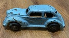Antique Vintage 1930s Arcade  1501 Cast Iron Light Blue Pontiac Sedan Car Toy