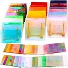 36 Sheets Opaque Stained Glass Bulk Variety Pack  4 X 6 Inch Mosaic Glass Til   
