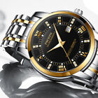 Classic Luminous Waterproof Wristwatch Stainless Steel Quartz Business Men