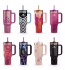 New Stanley X Barbie 40 Oz  Quencher - Complete Set Of 8 - Plus Collectors Box
