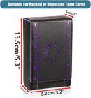 Pu Leather Tarot Card Holder Protective Case  Magnetic Closure