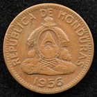 Honduras 2 Centavos 1956  Coin  Inv f471