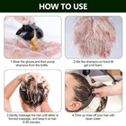 Shampoo Permanent Mix Color Hair Dye Hair Grey 3 In 1  man   500ml Women 