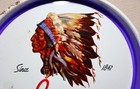 Iroquois Beverage Corp Buffalo Ny Vintage Indian Head Beer   Ale Tray