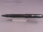 Parker Vintage Big Red Rollerball Pen- Black And Chrome --new Refill