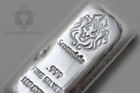 100 Gram Cast Silver Bar By Scottsdale Mint  999 Silver Bullion - 100g   a130