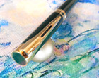Waterman L etalon Rollerball Pen  Green gold --used-- In Box  Minty    Lot 146