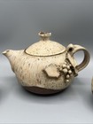 Vintage Handmade Yixing Zisha Clay Suki Tea Set With 2 Cups Signed