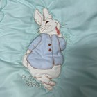 Vtg Peter Rabbit Beatrix Potter Nursery Crib Quilt Decor Quiltex Pastel Appliqu  
