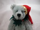 World Of Miniature Bears  930 By Theresa Yang Mohair Bear Ho Ho Ho Closing