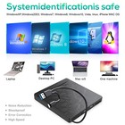 Slim External Cd Dvd Drive Usb 3 0 Disc Player Burner Writer For Mac Laptop Pc