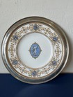 Wedgewood Cabinet Large Plate  In Sterling Silver     j 50