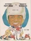 Sale   5  1955 49ers Programs  Packers  Bears  Rams  Redskins  Browns  Nr mt 