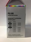 Genuine Canon Black Pg-245 Pack Of 2 Ink Cartridges New In Box