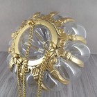 Bubble Glass Brass Hanging Mid Century Mcm Candle Lantern Vintage Home Decor