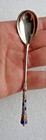 19th Century Russian Imperial Solid Silver   Cloisonne Enamel Gilded Spoon