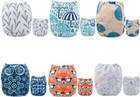Pocket Cloth Diapers Reusable  Washable Adjustable  One Size For Baby Boys An   