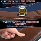 Poker Table 10 Player Texas Holdem Game Folding Casino Metal Leg Cup Holder 84in