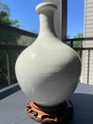 A Fine Rare Korean 18th 19th C  Joseon Dynasty White Glaze Porcelain Vase