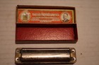 Rare Johann Schunk Bohemian Band Harmonica Mouse Ears W Box Made Germany Key  G