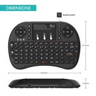 Rii 2 4ghz Mini Wireless Keyboard With Touchpad   qwerty Keyboard  Backlit Port   