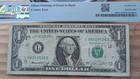1974  1 Frn San Francisco Error Offset Printing Of Front To Back  Pmg Vf 25