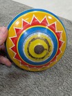 Vintage Spinning Top Metal Tin Toy Circus Train Ohio Art