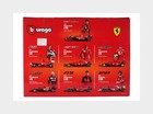 Burago 18-36864-pack7 Ferrari F1 Team Scuderia 7x 2019 Model Set