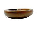Estate 1970 s Vtg Hand Made Turned Wooden Nut candy 10  Bowl