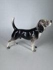 Vintage Made In Japan Ceramic Beagle hound Figure Figurine